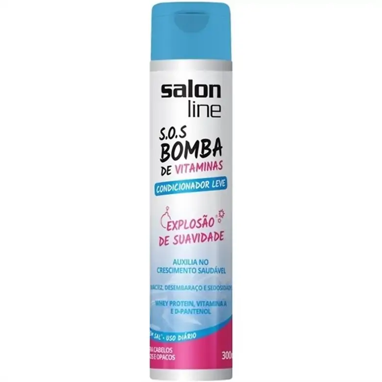 Condicionador Uso Diário Salon Line 300ml Sos Bomba Leve Unit