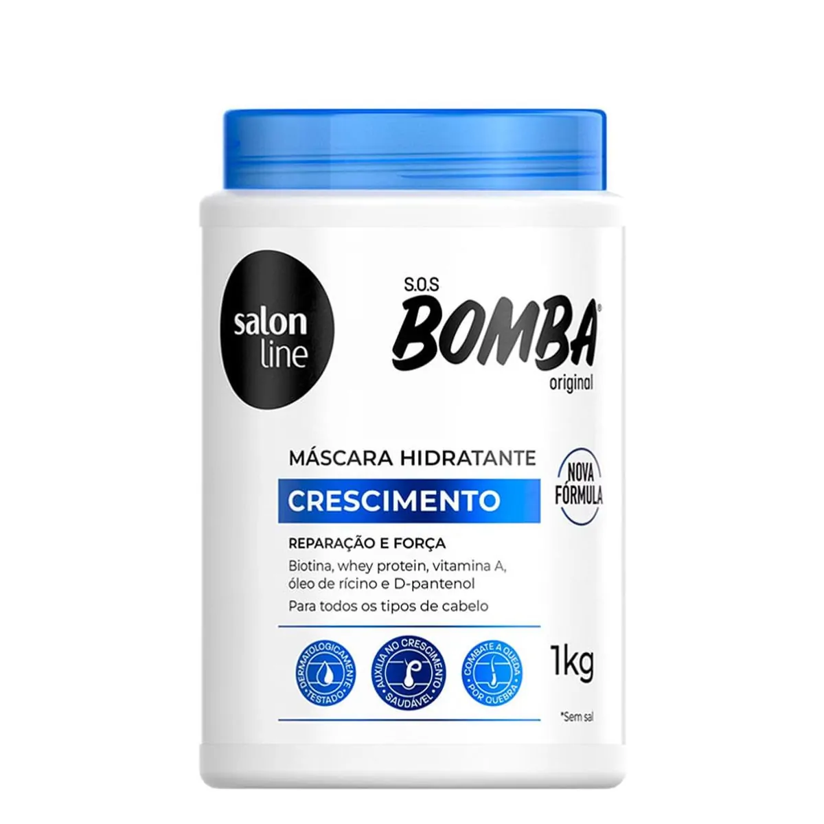 Máscara de Hidratação SOS Bomba Original Salon Line 1kg