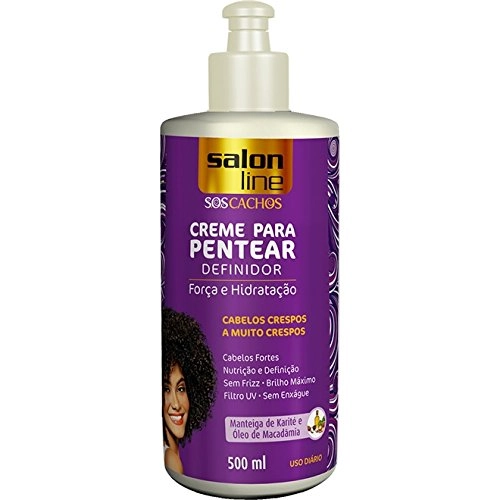 Linha Tratamento Sos Cachos Salon Line Creme Para Pentear Crespos A Muito Crespos 500 Ml Salon Line