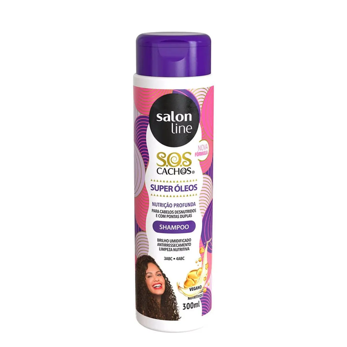 Shampoo SOS Cachos Super Óleos Salon Line 300ml