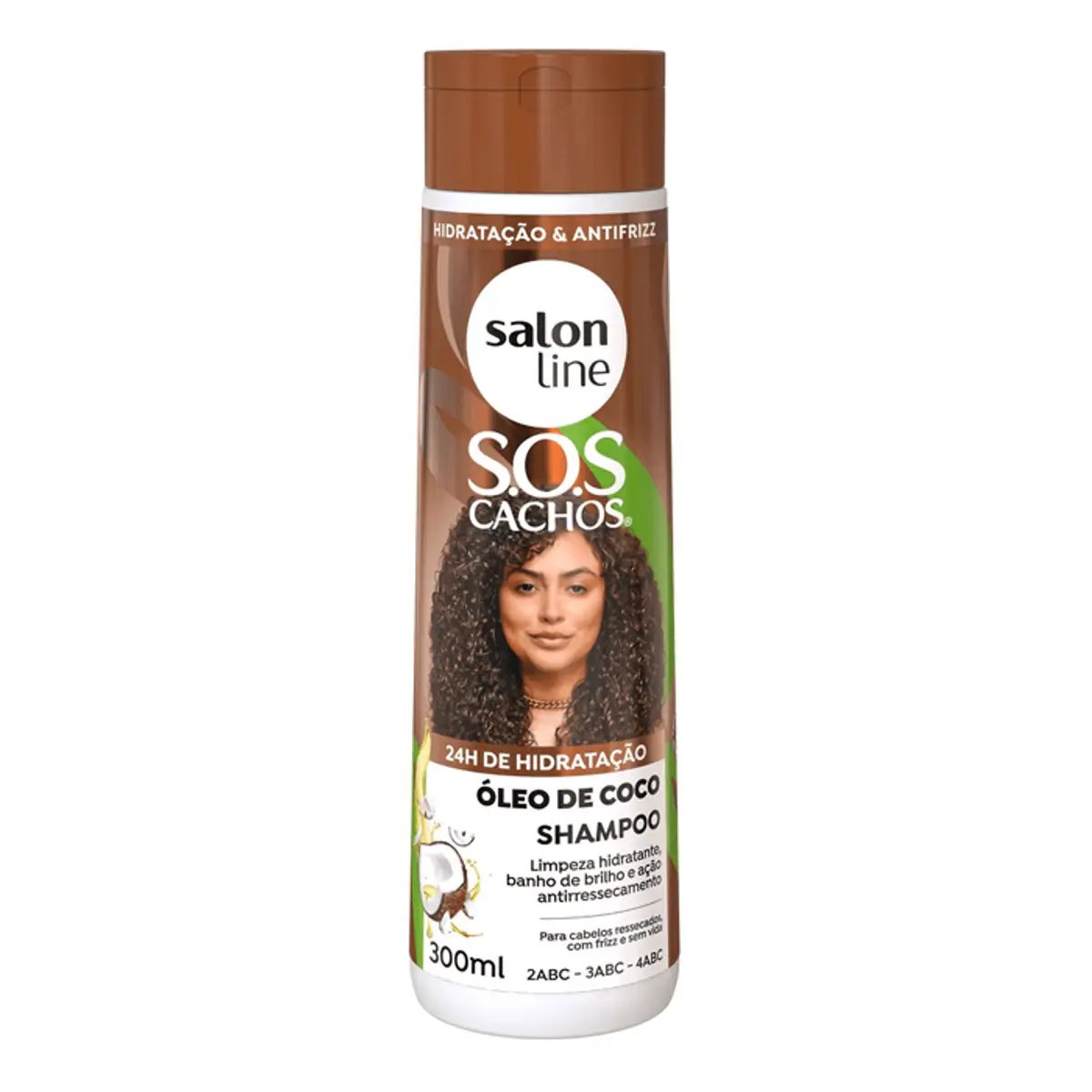 Shampoo SOS.Cachos Coco Tratamento Profundo Salon Line 300ml