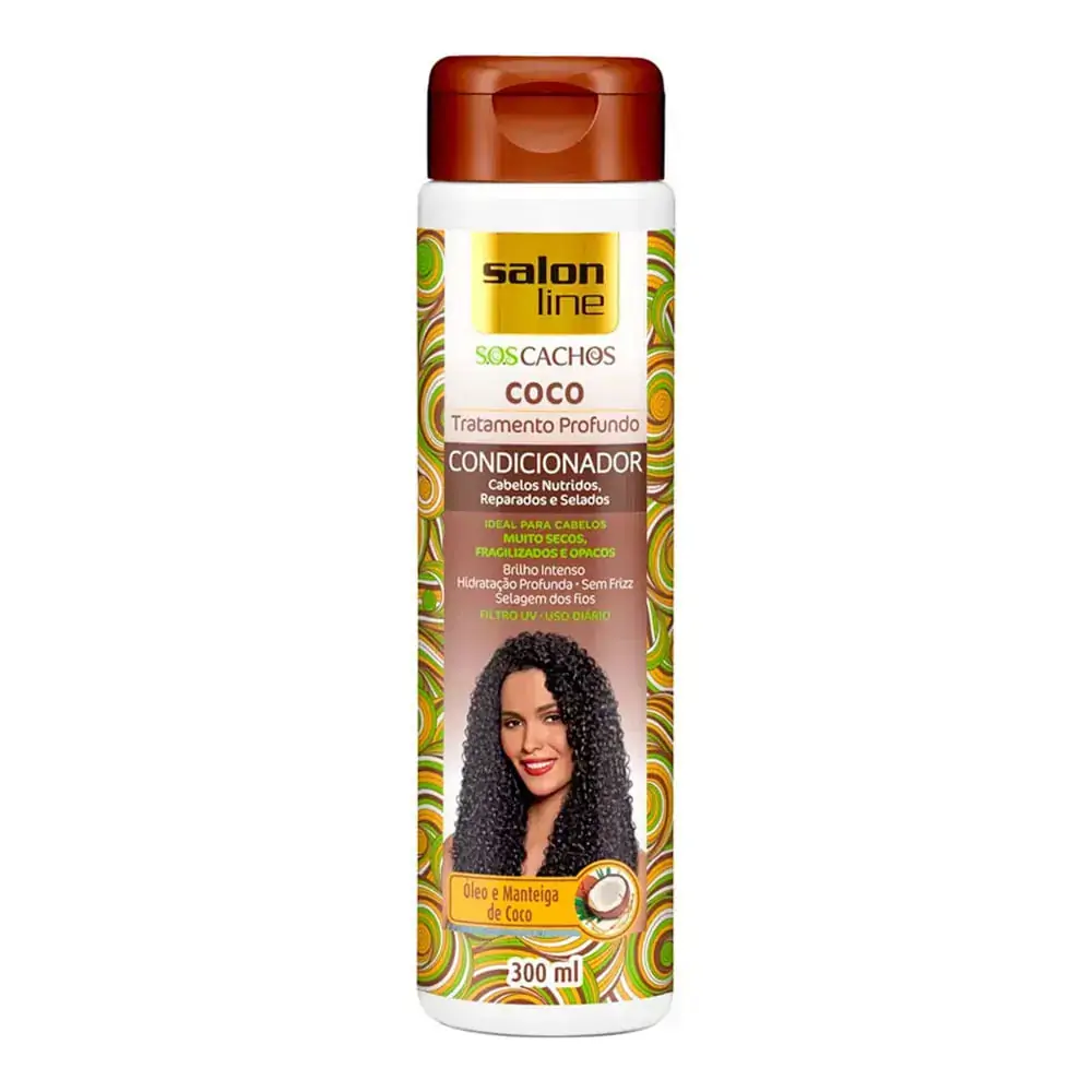 Condicionador SOS Cachos Coco Tratamento Profundo Salon Line 300ml