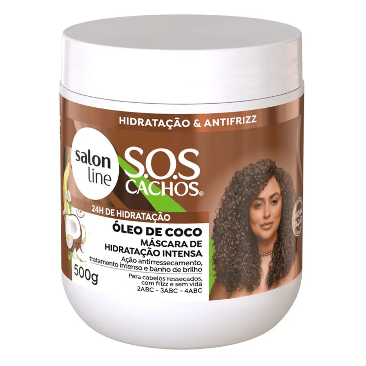 Máscara de hidratação SOS Cachos Coco Tratamento Profundo 500g