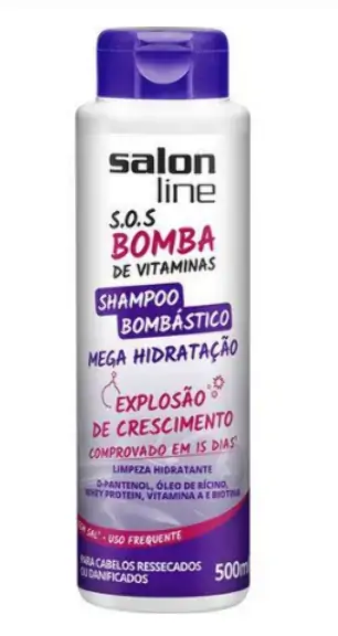 Shampoo Sos Bombastico Vitaminas 500ml Salon Line