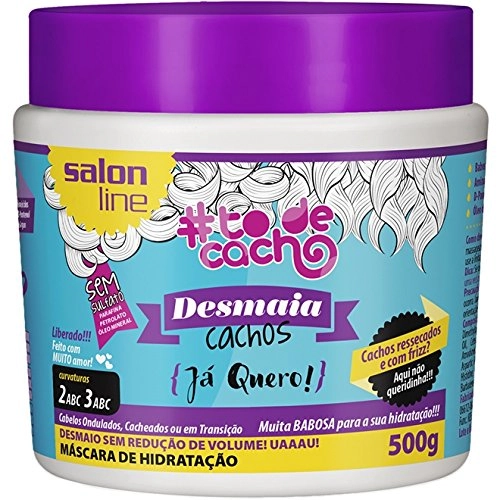 Creme Tratamento Salon Line 500g Desmaia Cachos Todecacho Unit