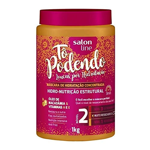 Linha Tratamento To Podendo Salon Line Mascara De Hidratacao Hidro Nutricao Estrutural Nivel 02, 100
