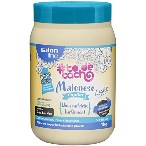 Linha Tratamento Todecacho Salon Line Maionese Capilar Light {uma Nutricao Turbinada} 1000 Gr Salon