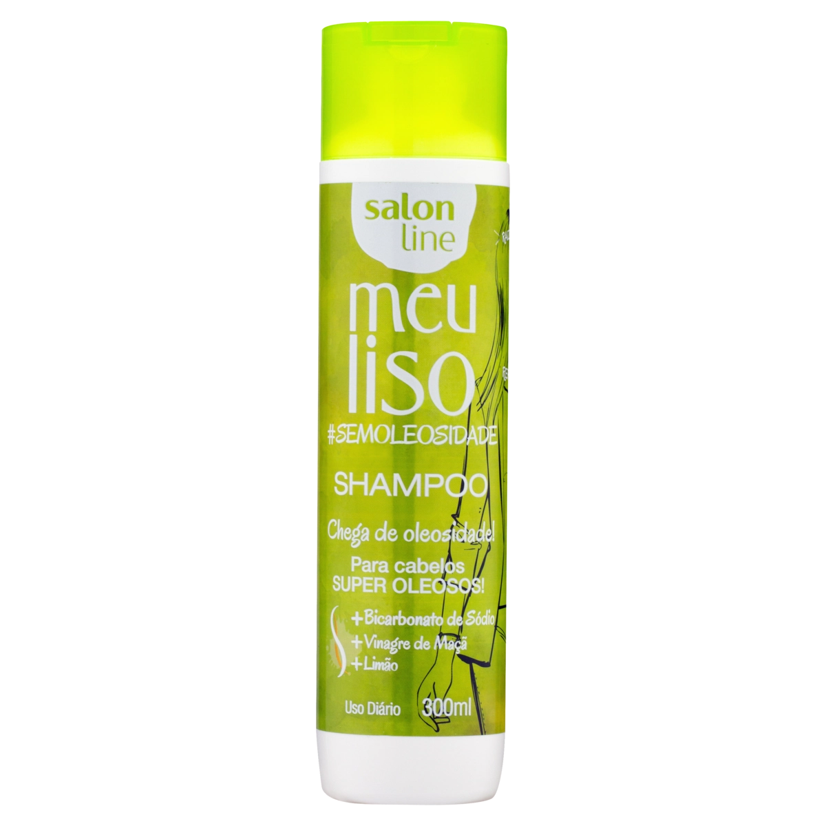 Shampoo Salon Line Meu Liso Semoleosidade Frasco 300ml