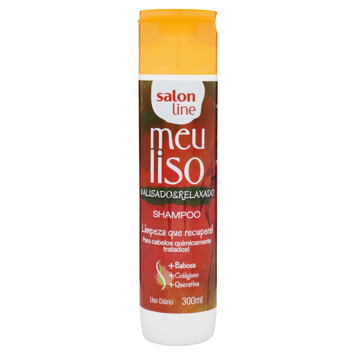 Shampoo Salon Line Meu Liso Alisado Relaxado Frasco 300ml