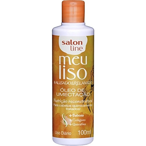 Linha Tratamento Meu Liso Salon Line Oleo De Umectacao Alisado Relaxado 100 Ml Salon Line Treatment