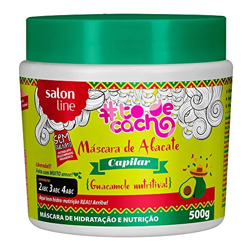 Linha Tratamento Todecacho Salon Line Mascara De Abacate Capilar Guacamole Nutritiva 500 Gr Salon Li