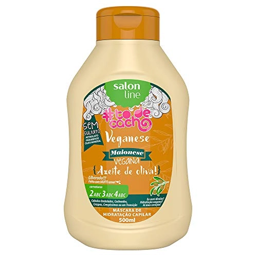 Linha Tratamento Todecacho Salon Line Veganese Maionese Capilar Vegana {azeite De Oliva } 500 Ml Sal