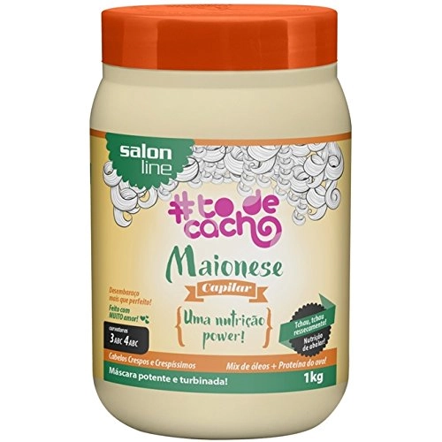 Linha Tratamento Todecacho Salon Line Maionese Capilar {uma Nutricao Power 1000 Gr Salon Line Collec