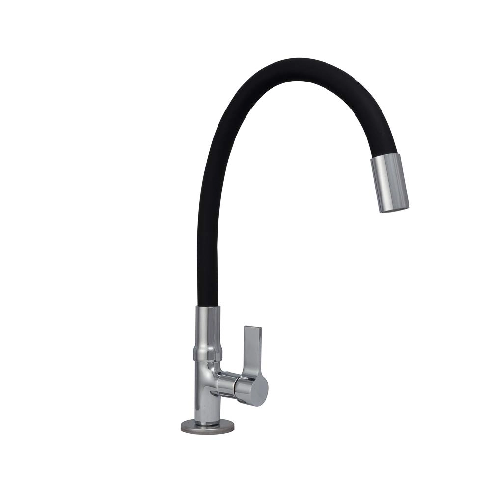 Torneira Cozinha Bancada Gourmet Colors Mangueira Silicone Preto C34