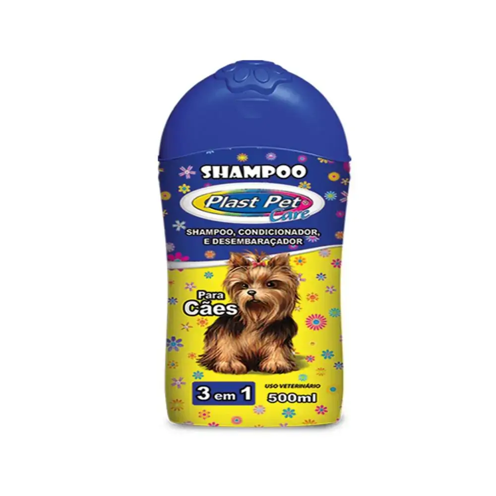 Shampoo Plast Pet 3 Em 1 500ml
