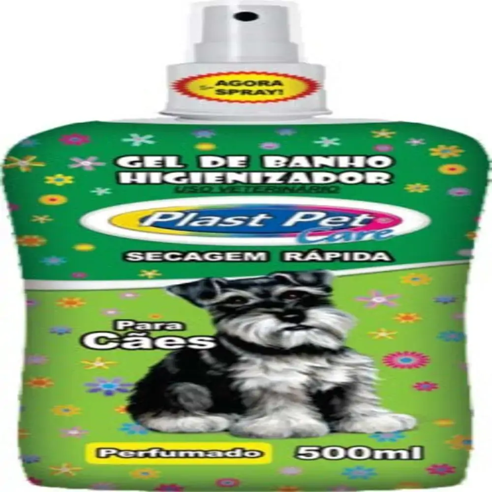 Gel De Banho Spray Plast Pet Care Novo