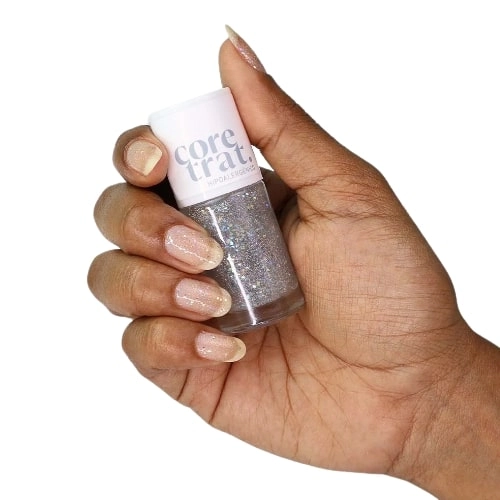 Esmalte Glitter 8,5ml Coretrat Efeito Gel Luz Das Estrelas Blant