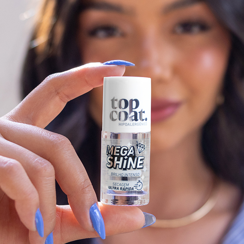 Top Coat 8,5ml Mega Shine Brilho Intenso Blant
