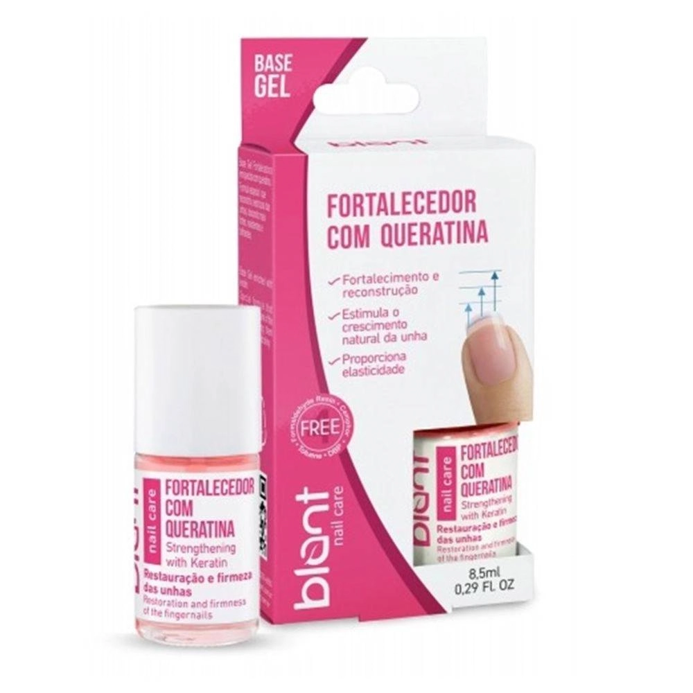 Base Fortalecedora Para Unhas Com Queratina Blant