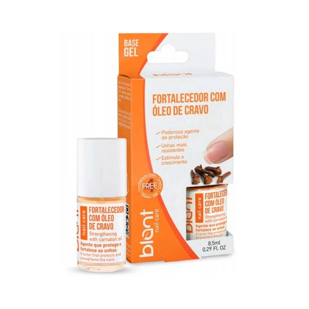 Base Fortalecedora Para Unhas Com Óleo De Cravo Blant 8,5Ml