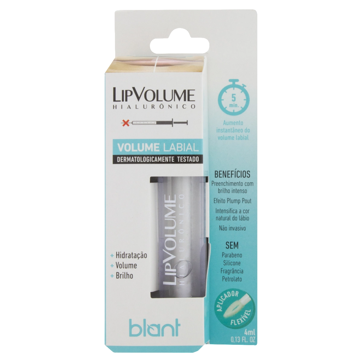 Gloss Volume Labial Sem Perfume Blant 4ml