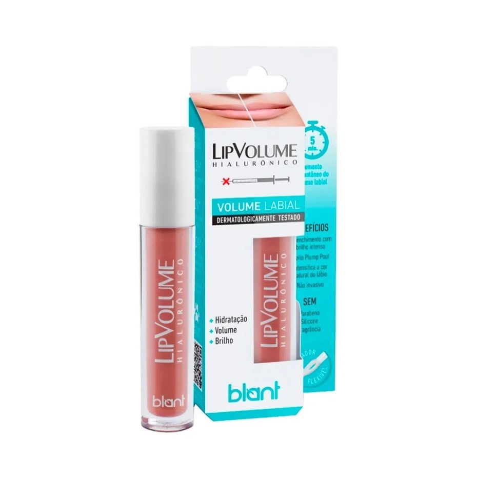 Gloss Volume Labial Sem Perfume Nude Blant 4ml