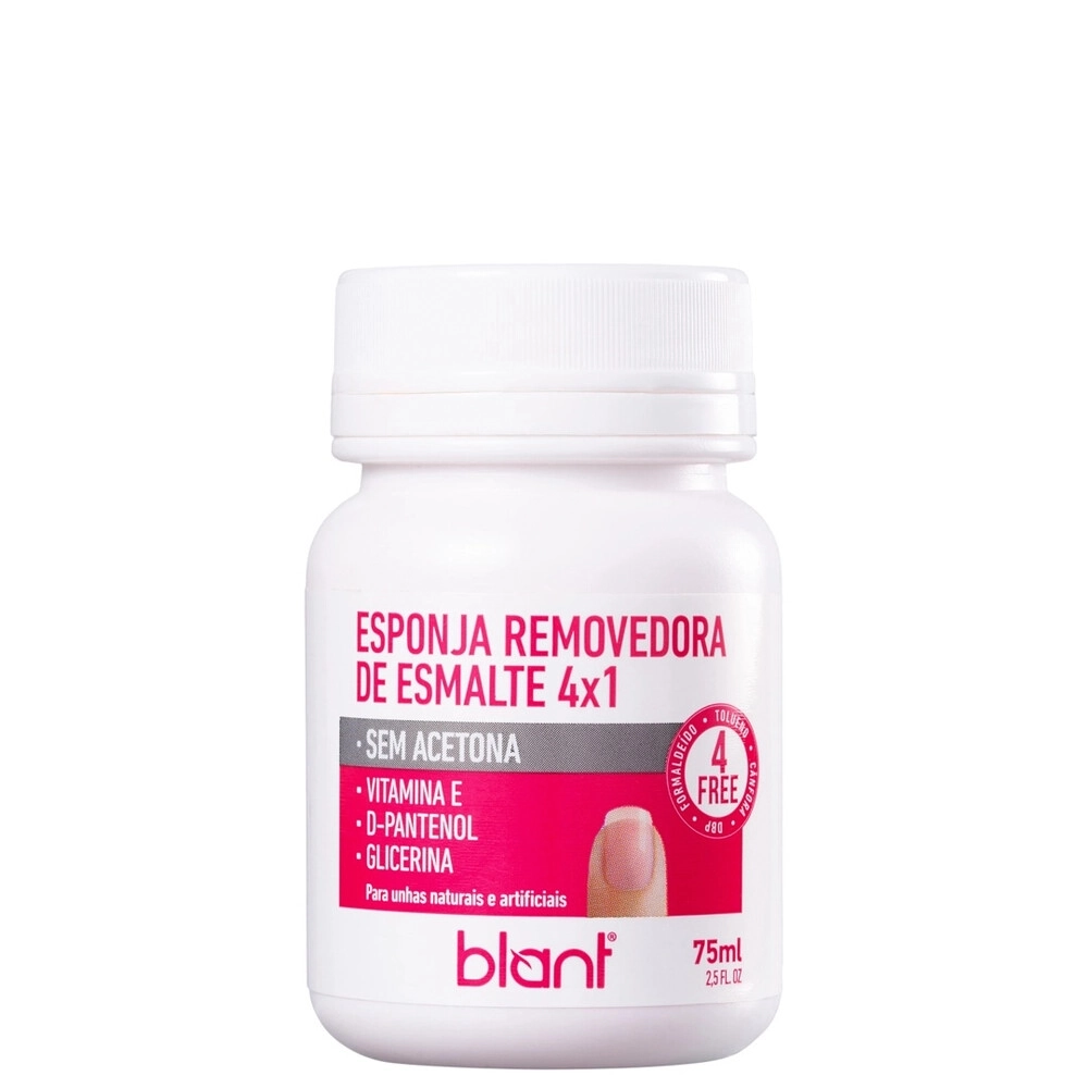 Esponja Removedor Esmalt Blant 4x1 75ml