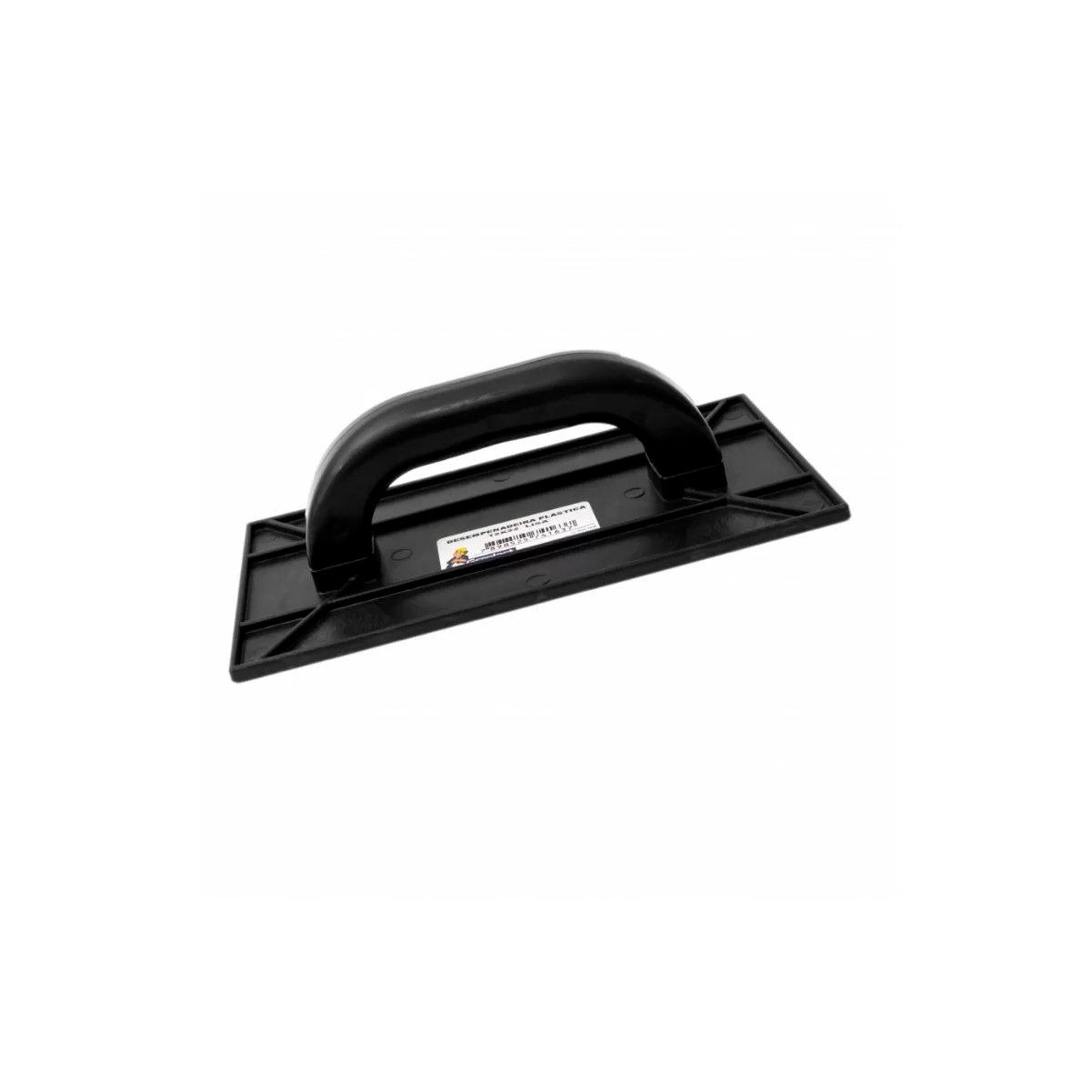 Desempenadeira Plástica Preta Lisa - Gerplast, Tamanho: 17x30cm