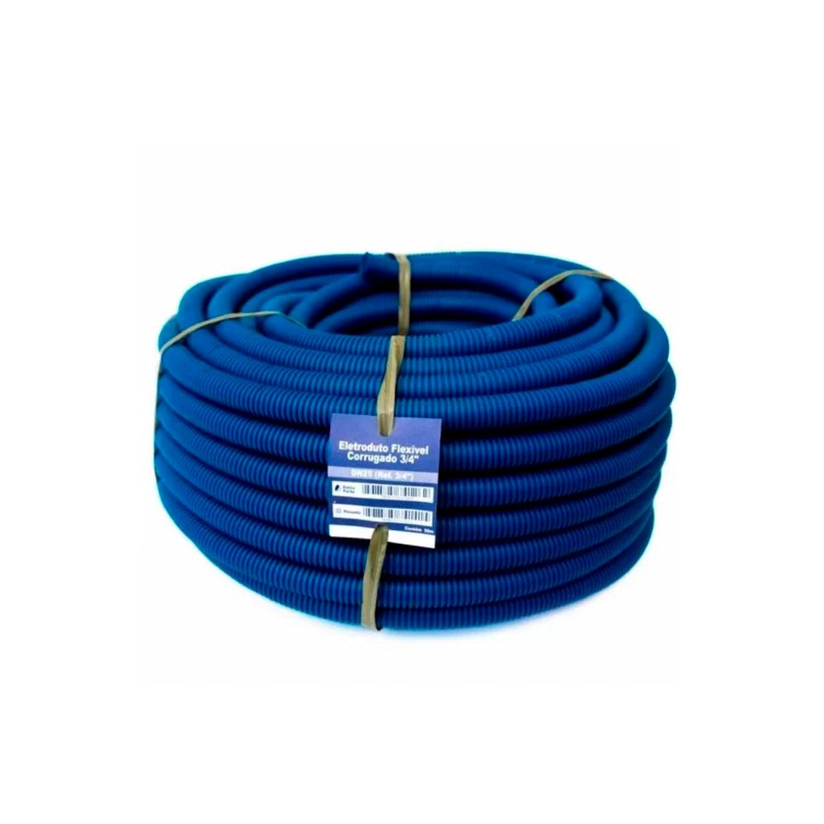 Eletroduto Corrugado (conduite) Azul 1" - 25m Extra Forte - Volpato