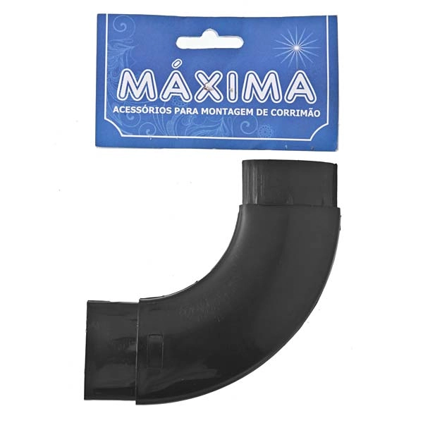 Curva para Corrimão em Nylon Preto Unefix
