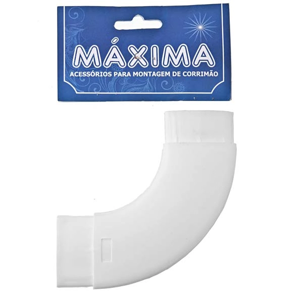 Curva para Corrimão em Nylon Branco Unefix