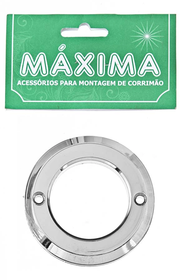 Terminal para Corrimão Tubular em Nylon Prata Unefix