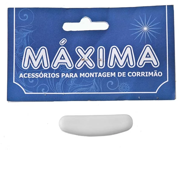 Tampa para Corrimão em Nylon Branco Unefix