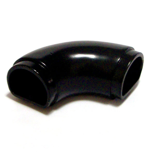 Curva para Corrimão Tubular em Nylon Preto Unefix