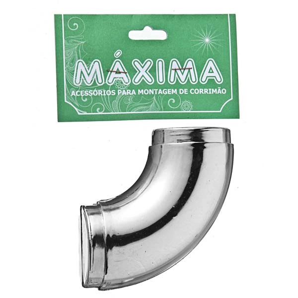 Curva para Corrimão Tubular em Nylon Prata Unefix