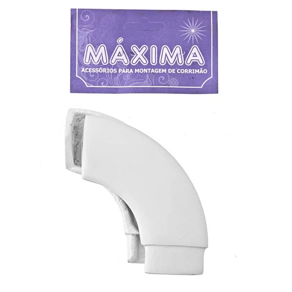 Terminal para Corrimão em Alumínio Branco Unefix