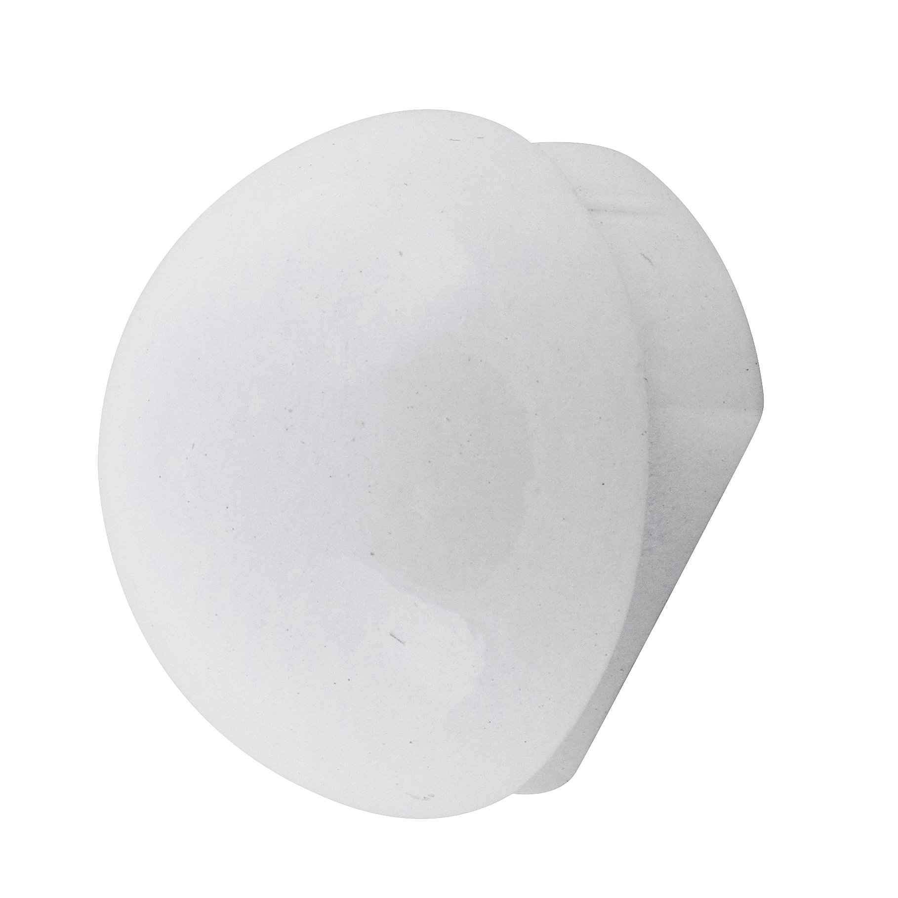 Tampa para Corrimão em Alumínio Branco 5,0x5,0x3,0cm Unefix