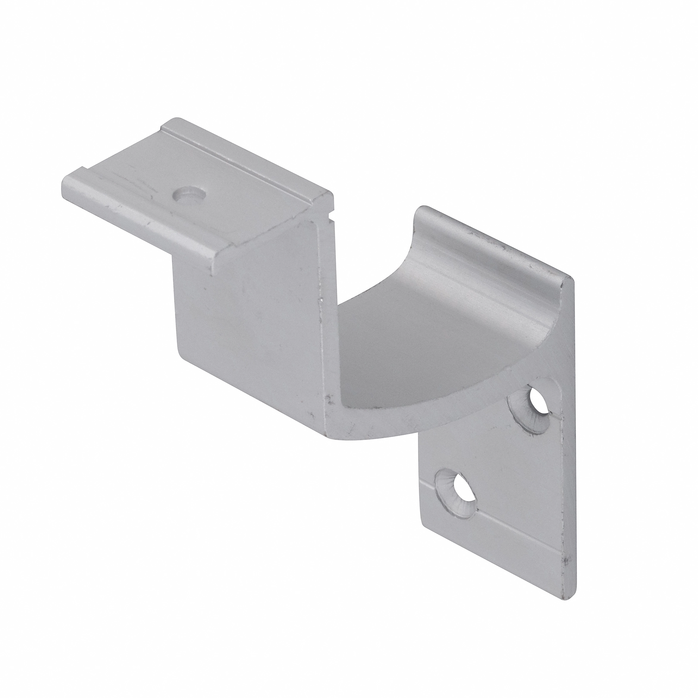 Suporte para Corrimão em Alumínio Acetinado Cinza Unefix