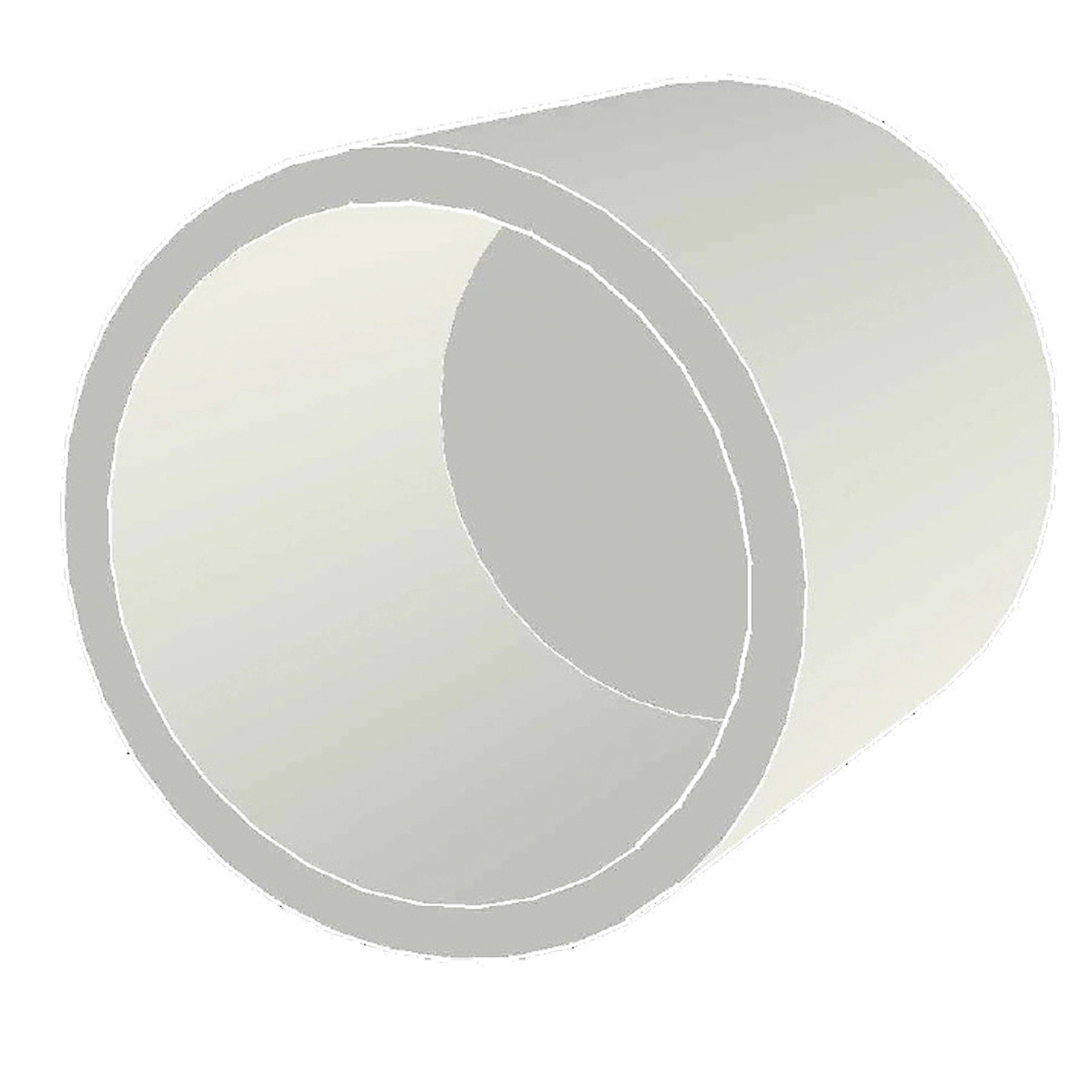 Tampa para Corrimão em Alumínio Branco 1,0x1,0x1,0cm Unefix