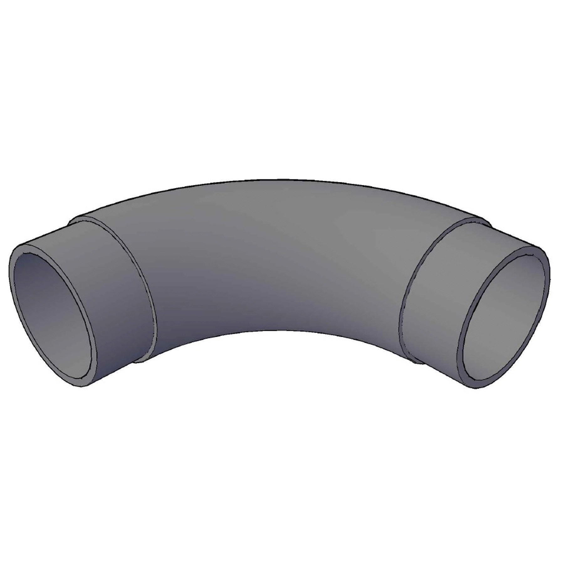 Cotovelo para Corrimão em Alumínio Acetinado Unefix