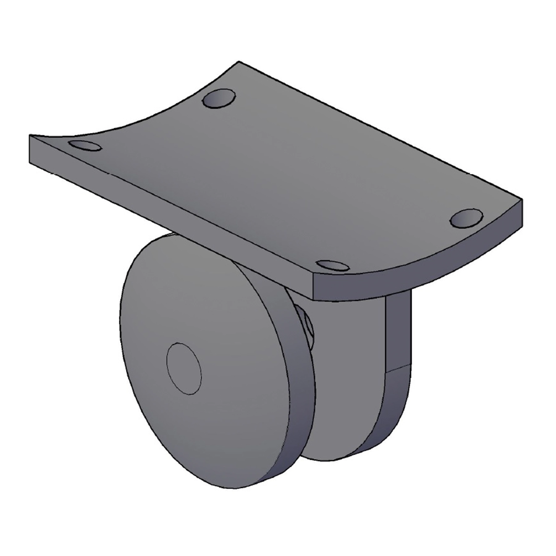 Presilha de Fixação de Vidro 2 Cromada Settis