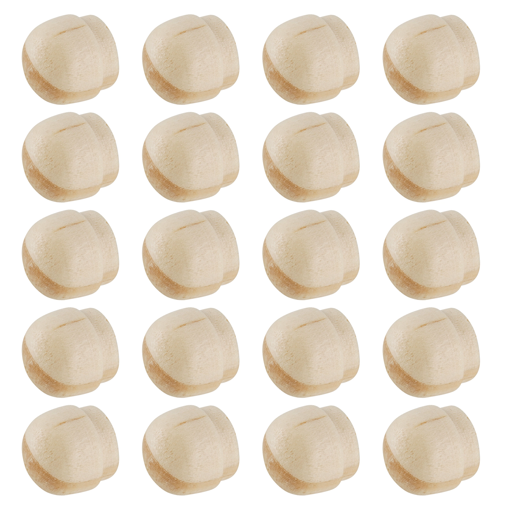 Tapa Furo de Madeira 12mm 20 Peças Settis