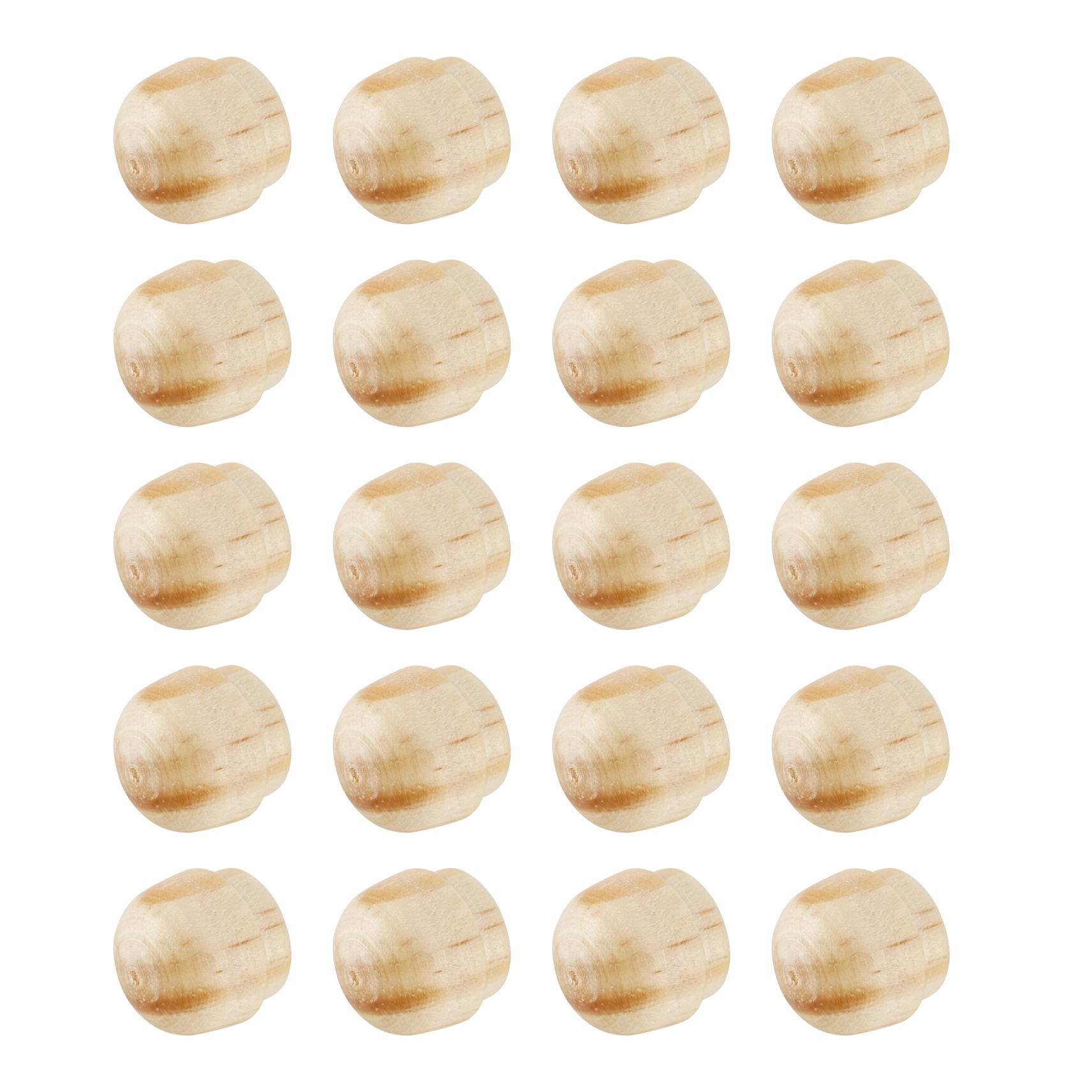 Tapa Furo de Madeira 15mm 20 Peças Settis