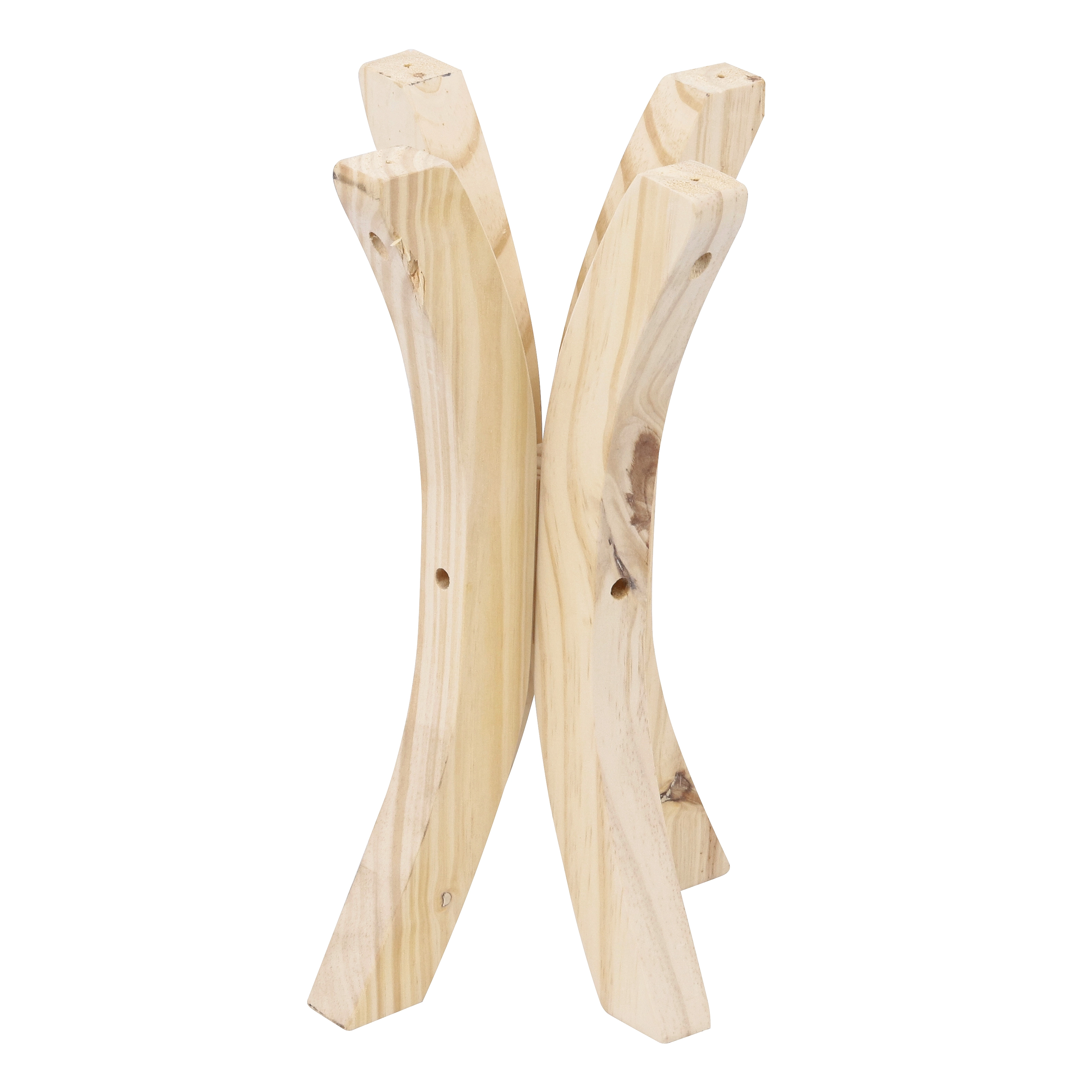 Suporte Raiado de Madeira Pinus Natural 40x10cm Settis