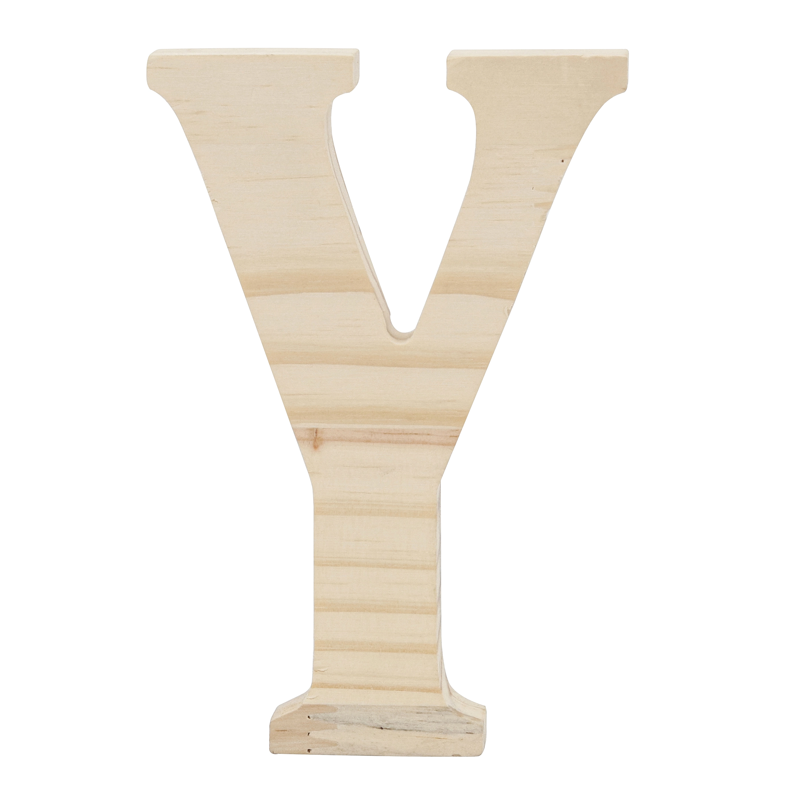 Letra "Y" de Madeira Pinus 15x15x1,7cm Settis