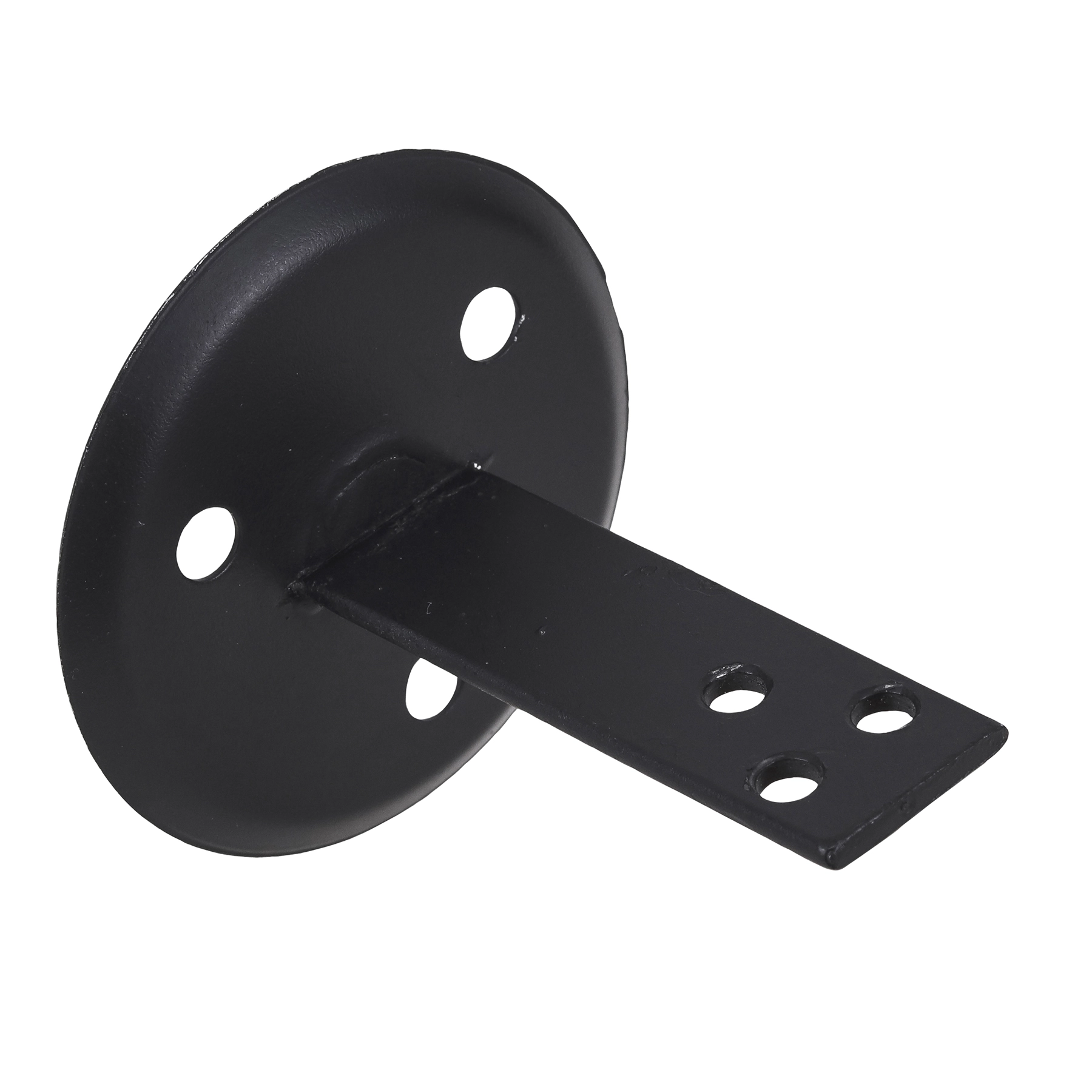 Suporte para Corrimão Reto em Ferro Preto 2,5x10cm Settis