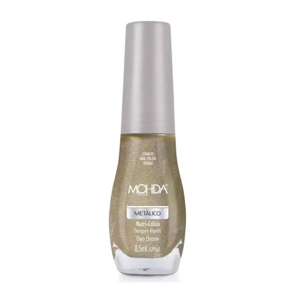 Esmalte Mohda Metalico Ouro Chrome