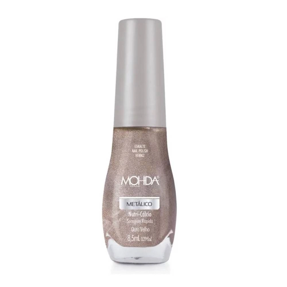 Esmalte Mohda Metalico Ouro Velho