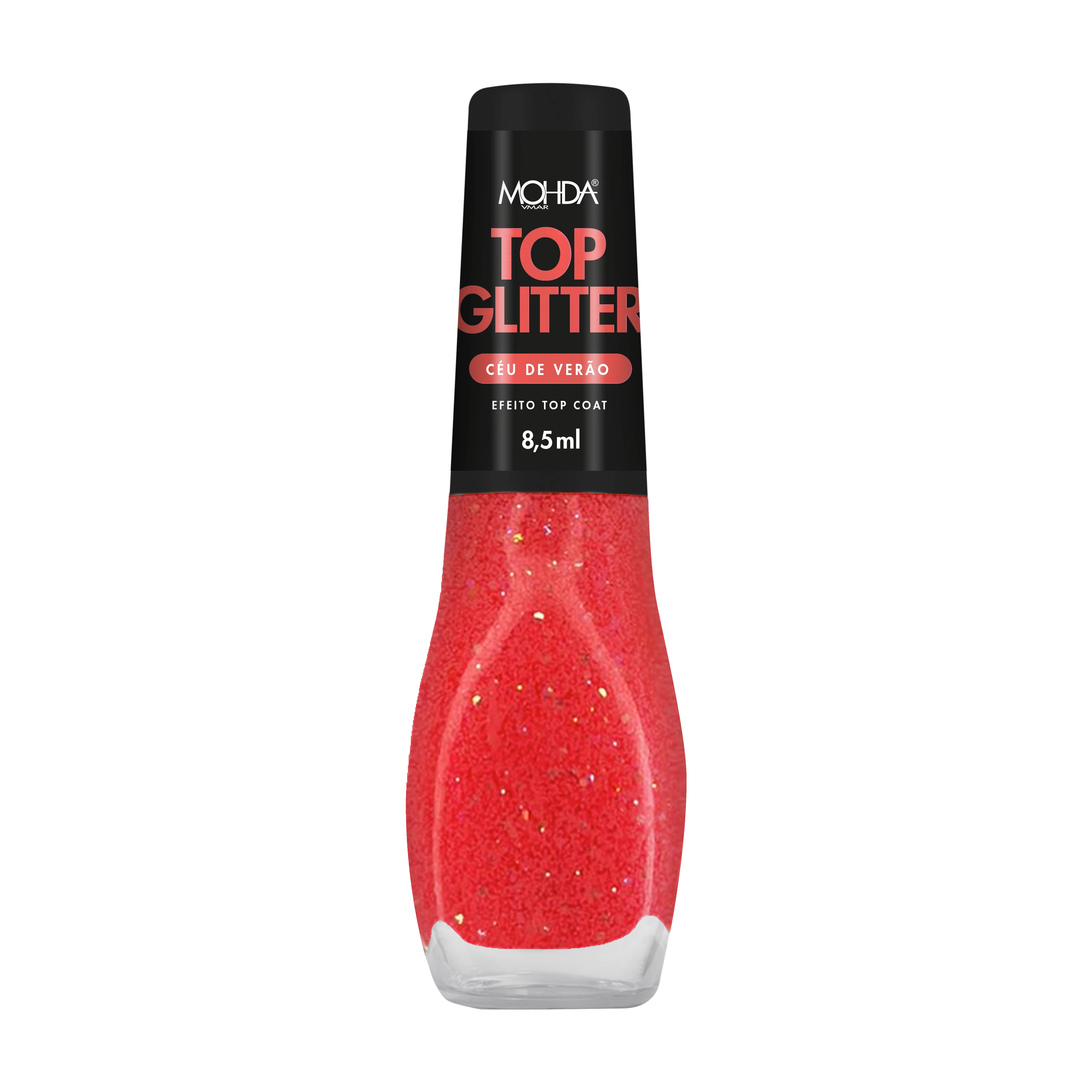 Esmalte Mohda Gt Top Glitter Ceu De Verao 8,5ml
