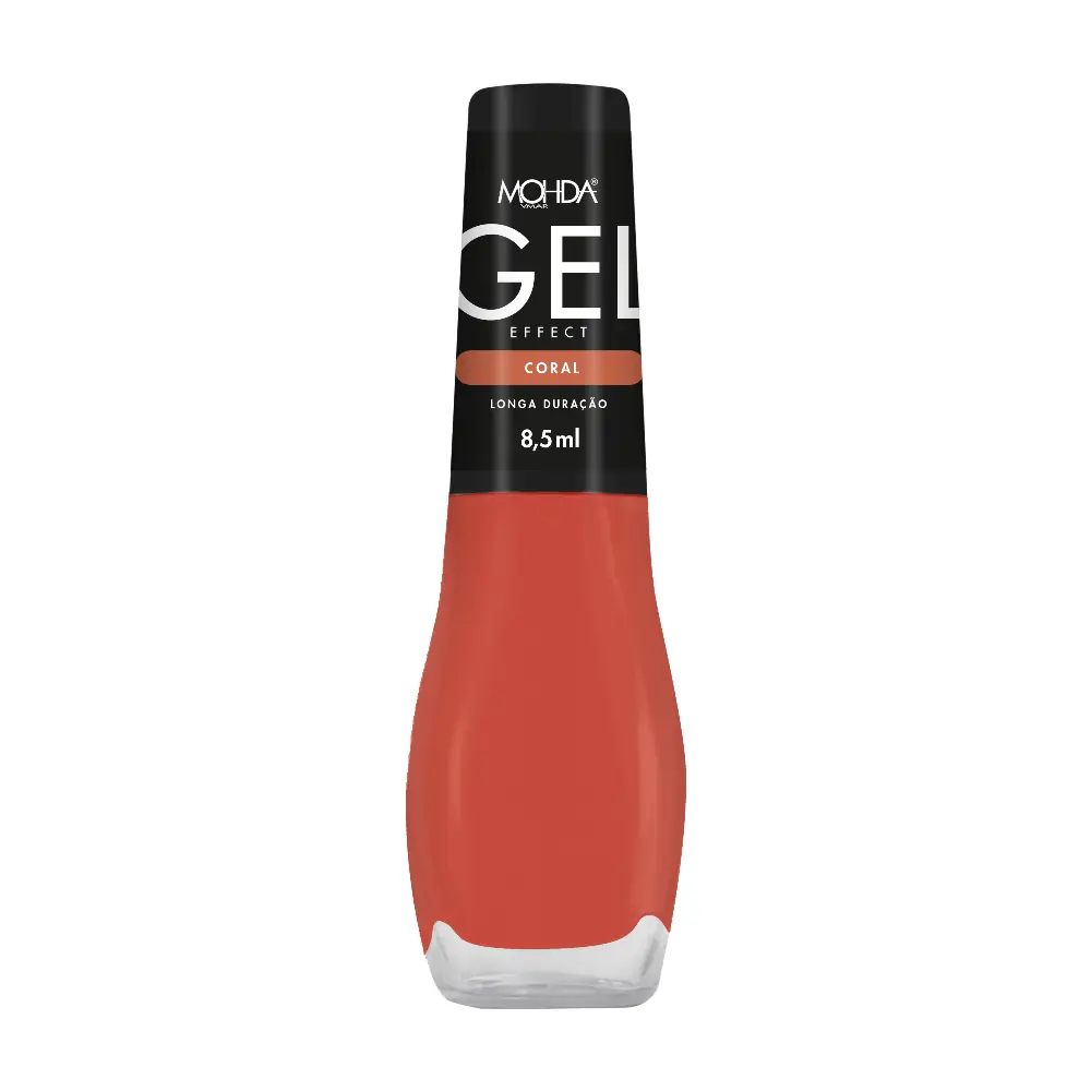 Esmalte Mohda Cr Efeito Gel Coral 8,5ml